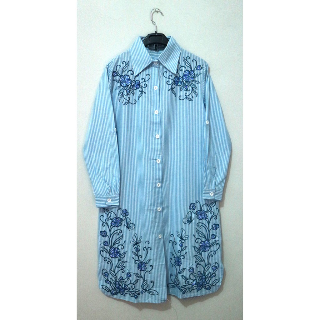 Tunik Payet Biru Tosca