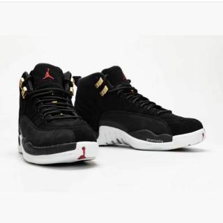 retro 12 black red white