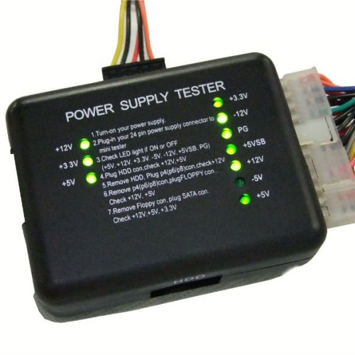 PERTUKANGAN PERLENGKAPAN LISTRIK POWER SUPPLY TESTER