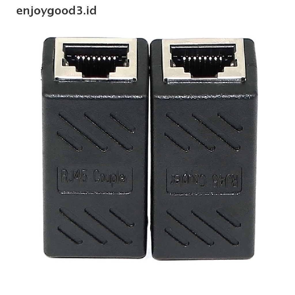 Adapter Konektor Coupler Rj45 Female Ke Female Cat6 Untuk Jaringan Ethernet