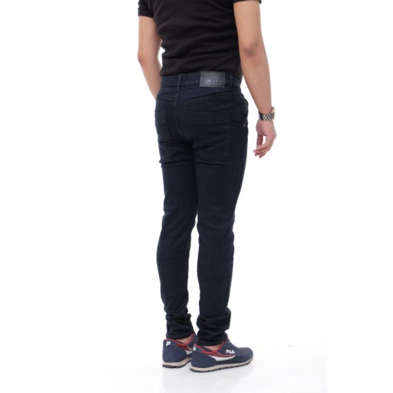 CELANA JEANS PANJANG PRIA SLIM FIT SKINNY LEVIS HITAM PENSIL REGULER JUMBO SIZE 27-44