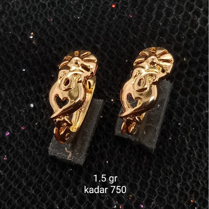 Anting Emas 17K - 1.5 gr Kadar 750 - 1048