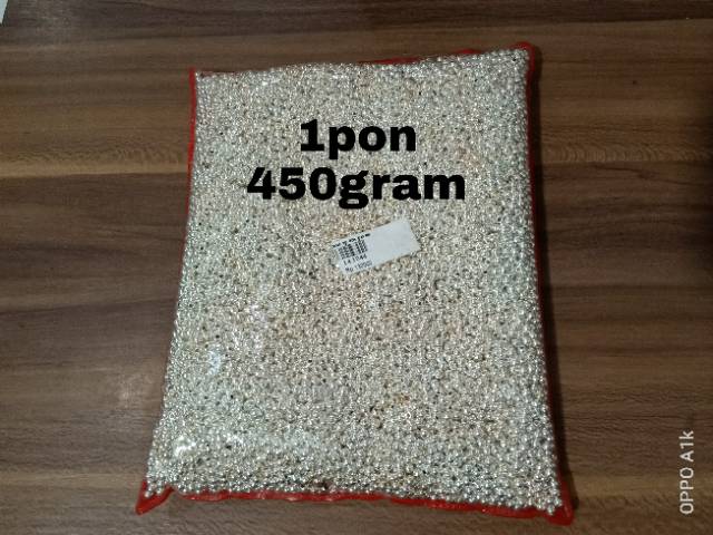 MUTIARA RINGAN RRC SILVER KALENG ±25gram kode*e14*