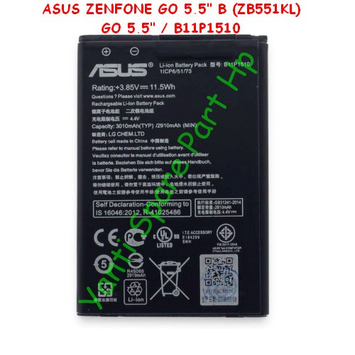 Baterai Asus Zenfone Go 5.5 ZB551KL B11P1510 Orignal New