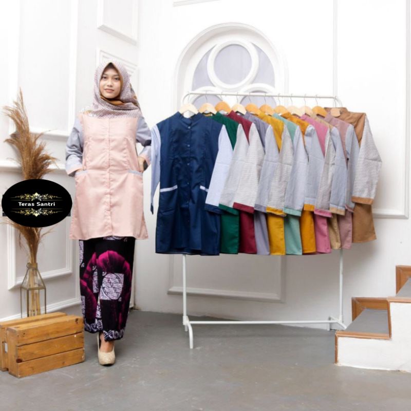 Baju Santri | Baju Tunik Santri | Baju Atasan Tunik | Baju Santriwati | Baju Santri Putri | Atasan S