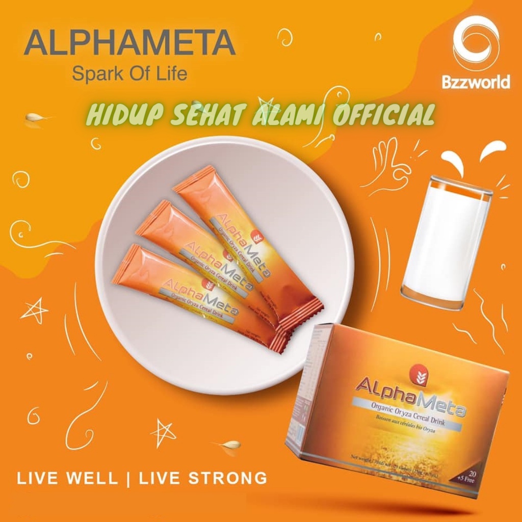 

ALPHAMETA Food for Cells (Nutrisi Beras Merah Alami)