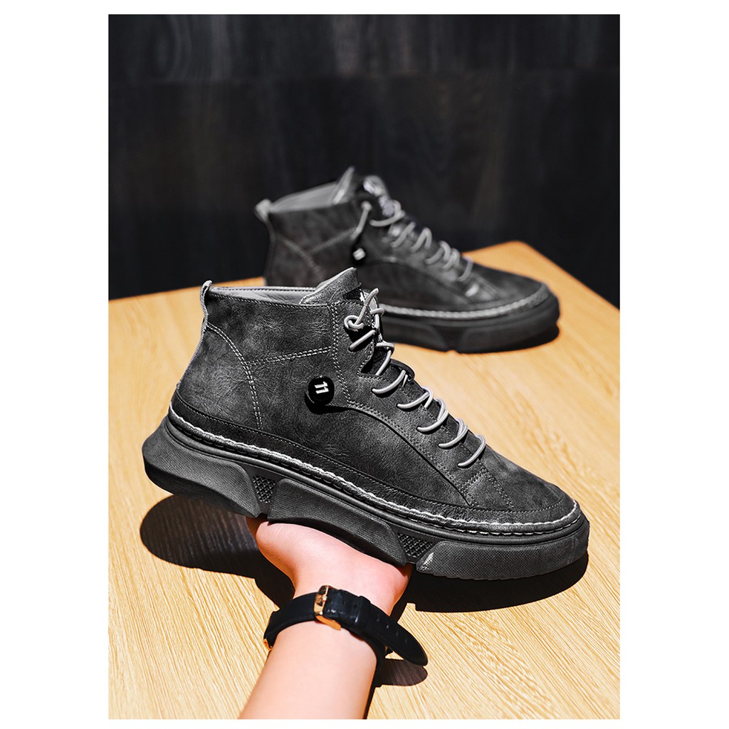 Dream Sepatu Boots Pria Import Martin Luther Retro Leather Style Korea