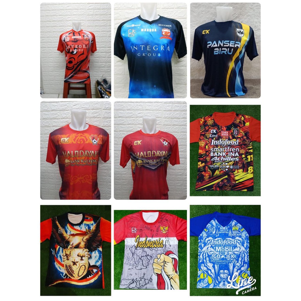 DVL  BAJU BOLA KAOS BOLA JERSEY OLAHRAGA PRINTING PS*S