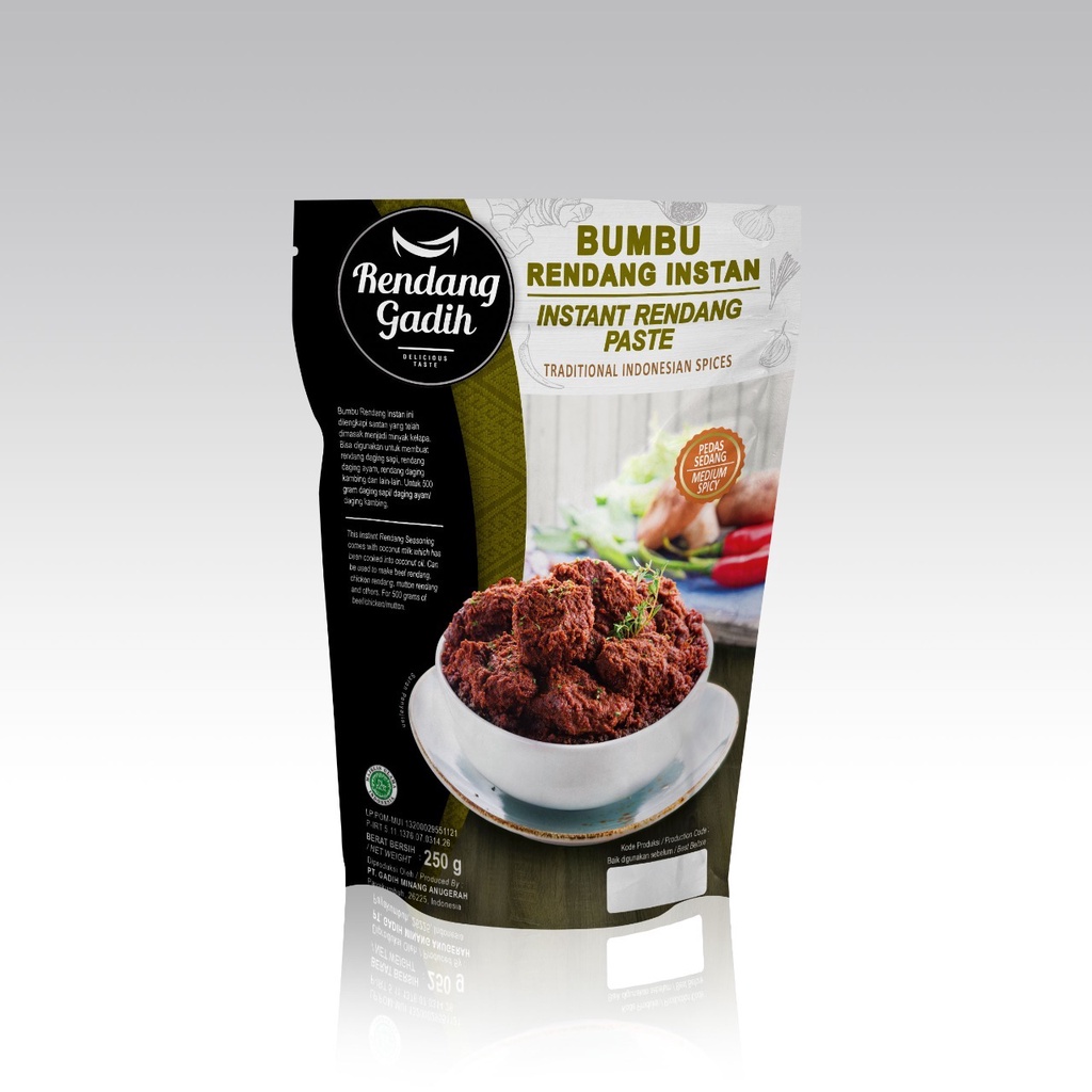 Jual Bumbu Rendang Instan Rendang Gadih Shopee Indonesia