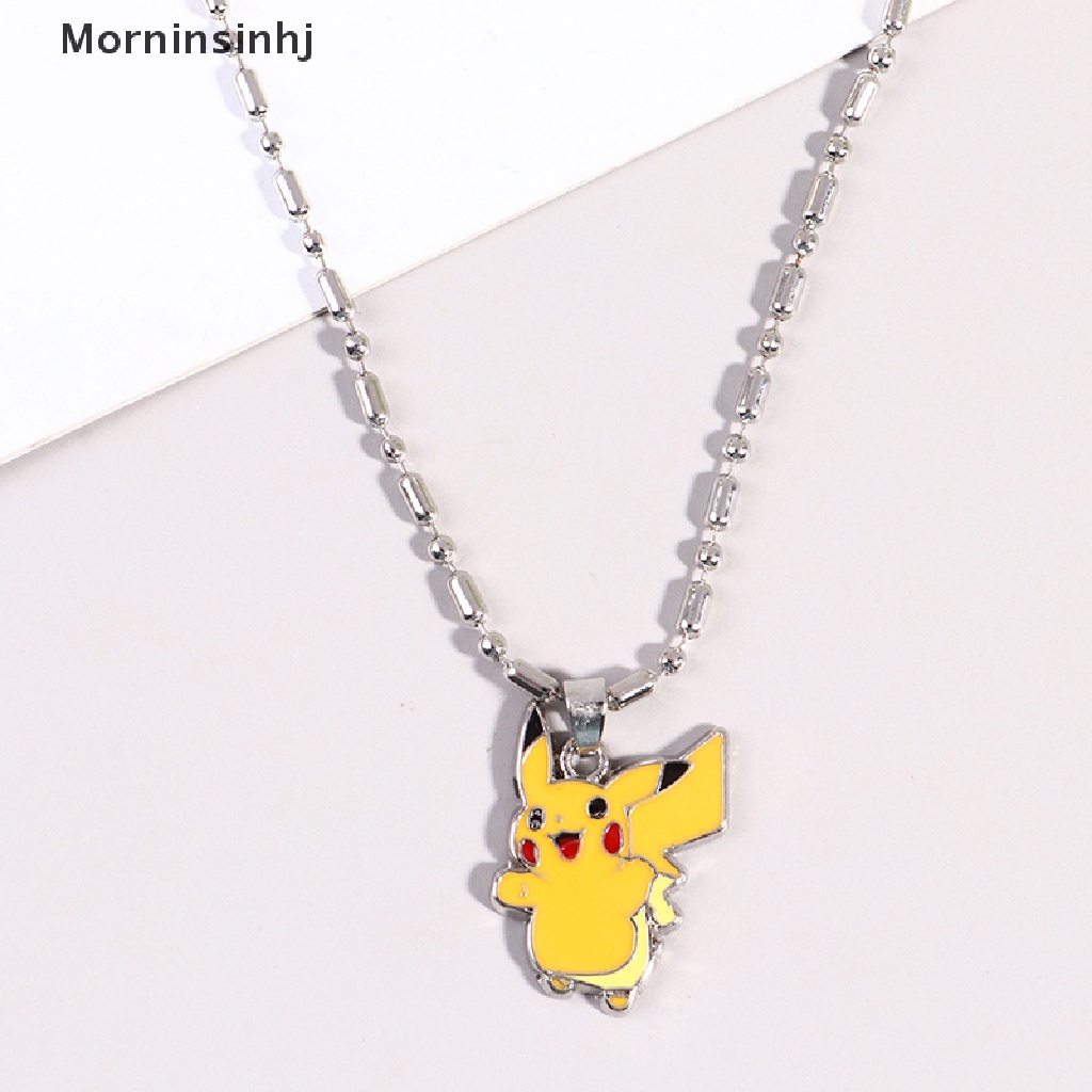 Mornin Mainan Liontin Kalung Kartun Figure Anime Pokemon Untuk Hadiah Ulang Tahun Anak id