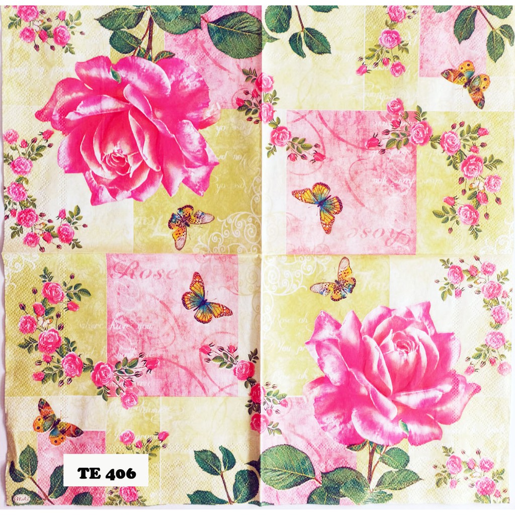 TISU DECOUPAGE EROPAH 33X33 CM TE 406 TTS