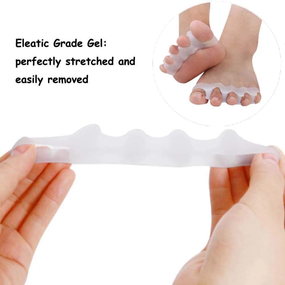 PEMISAH JARI KAKI TOE SEPARATE INSOLE SEPATU WANITA ALAS SEPATU GEL KAKI SILICON PEM03W