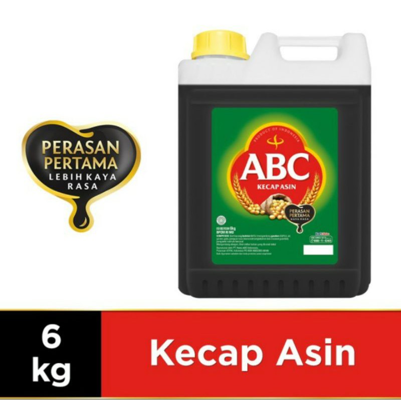 

Kecap Asin ABC Derigen Galon 6 kg Horeca GOSEND