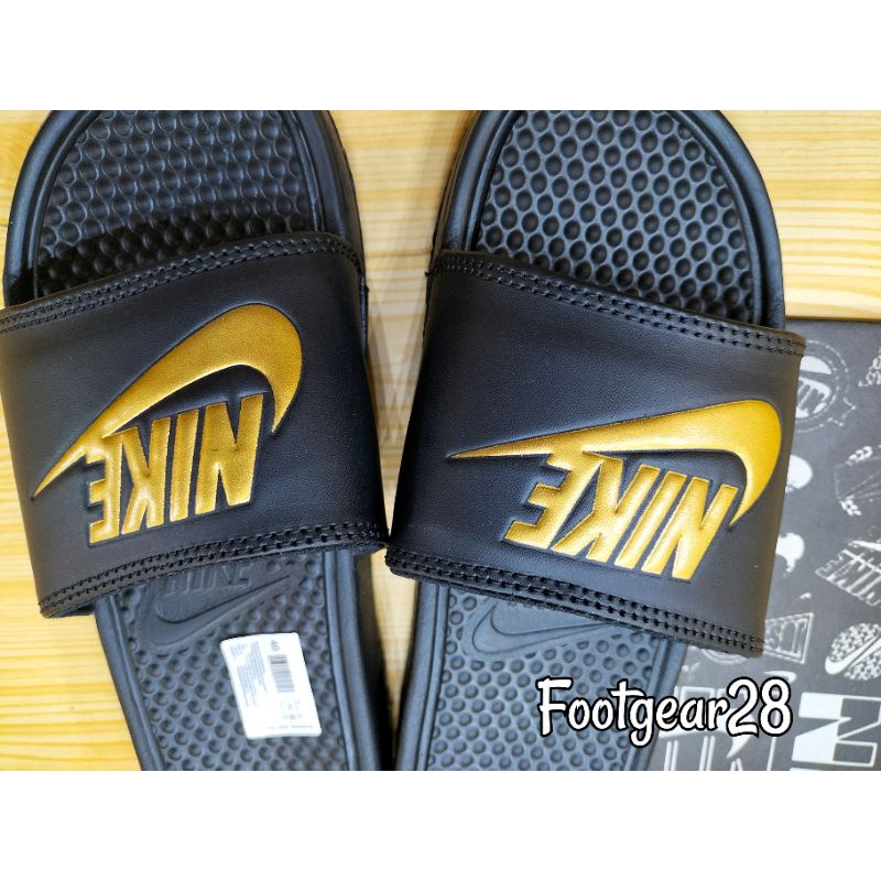 SANDAL NIKE SLIDE BENASSI GOLD PRIA/WANITA/SANDAL SELOP NIKE ORI BNIB