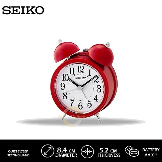 BISA COD Jam Weker Seiko QHK035R Original Murah