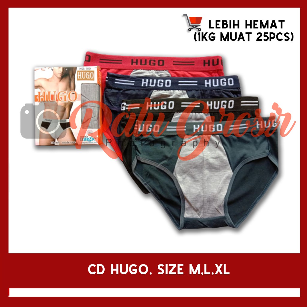 CD Celana Dalam Pria Boxer HUGO MILAN Dewasa - RATUGROSIR