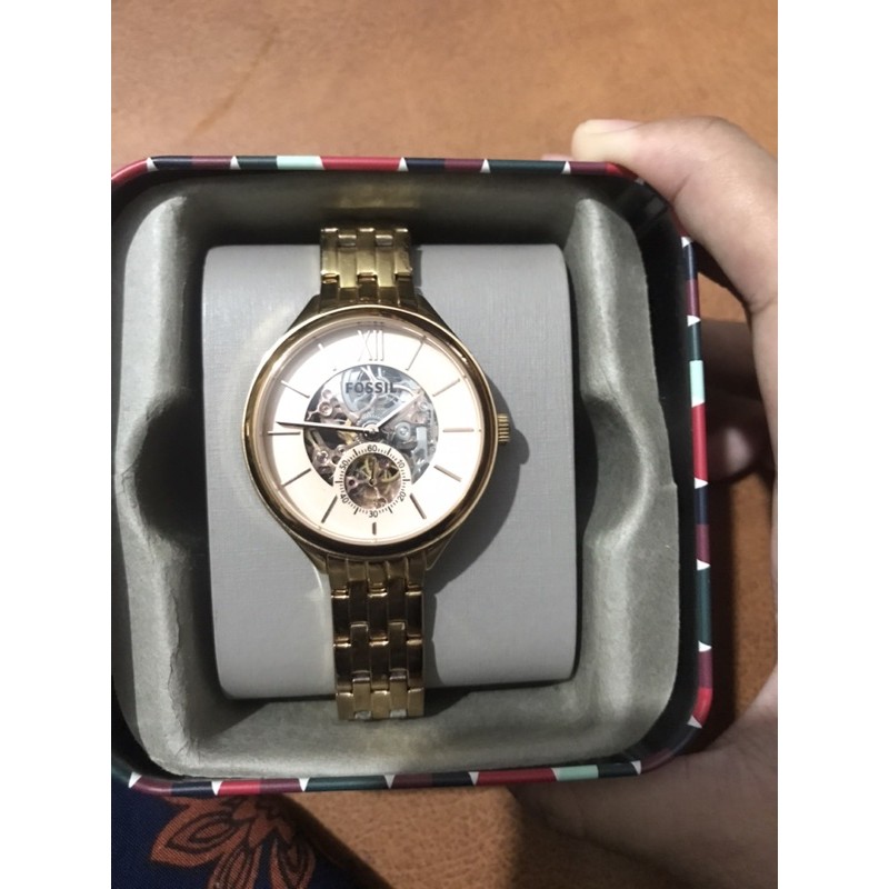 fossil automatic preloved watch