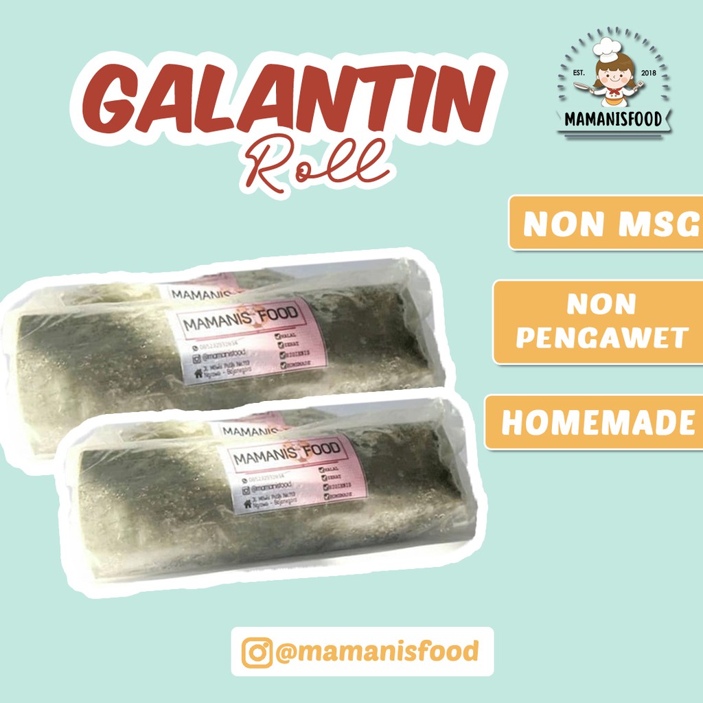 

[BOSGALANTIN] Galantin Roll Homemade, Non MSG & Non Pengawet