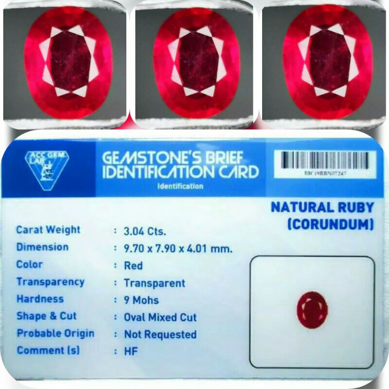 Batu Cincin batu permata natural ruby pigeon blood