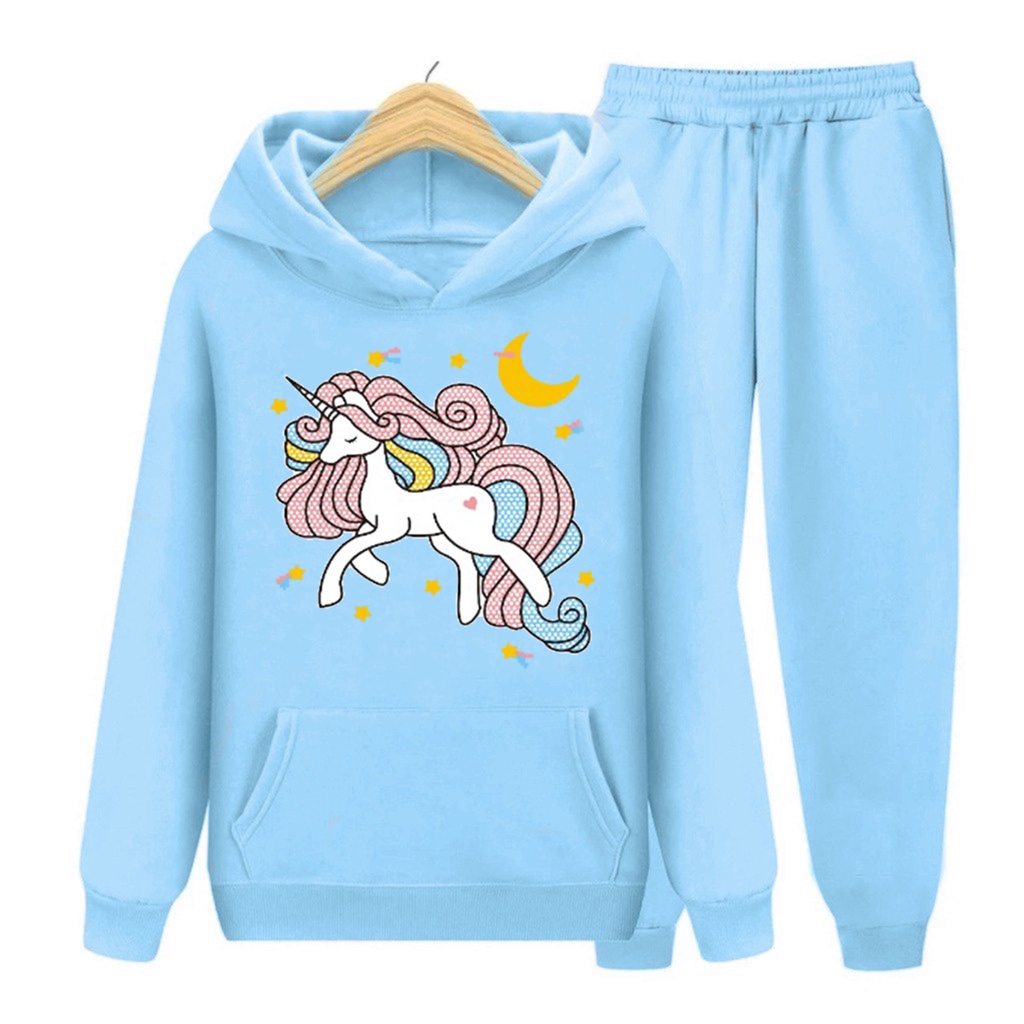 YMF - Setelan Sweater Hoodie Kuda Poni | Anak-Remaja ( SET Hoodie - Kuda Poni )®