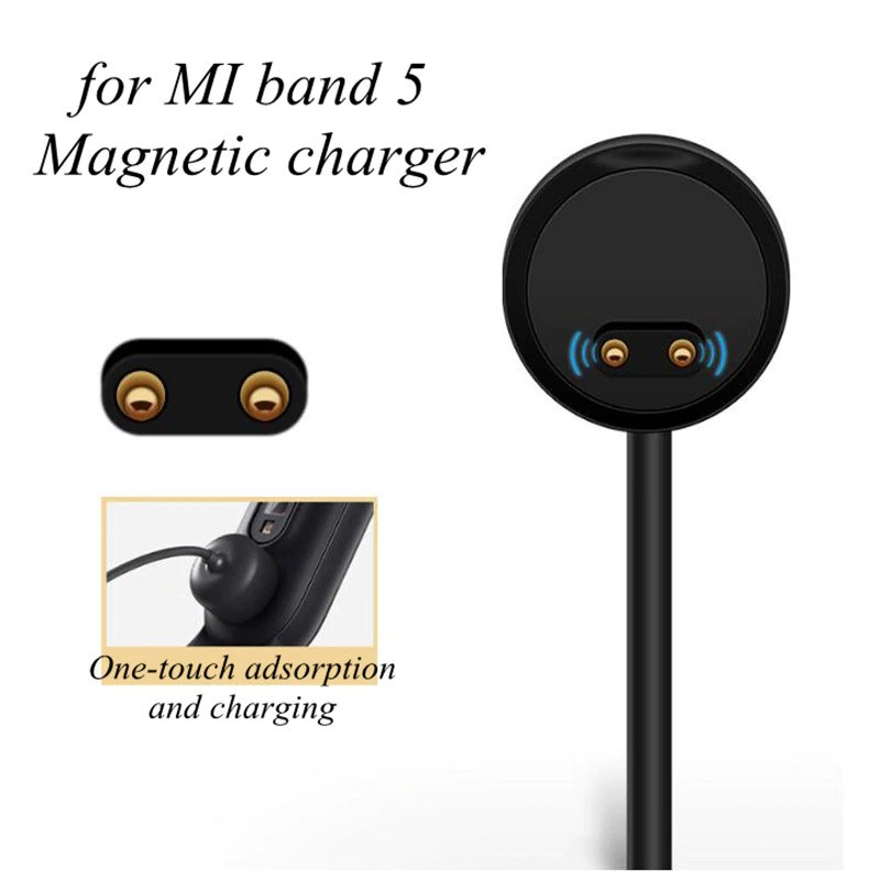 Kabel Charger Dock 30cm Untuk Xiaomi Mi Band 5