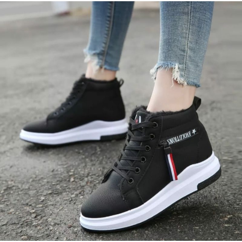 sepatu sneakers boot sleting fashion