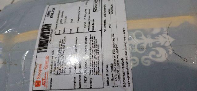 Fata - Bed Cover Set Ibiza Blue King Size 180x200 / Queen Size 160x200