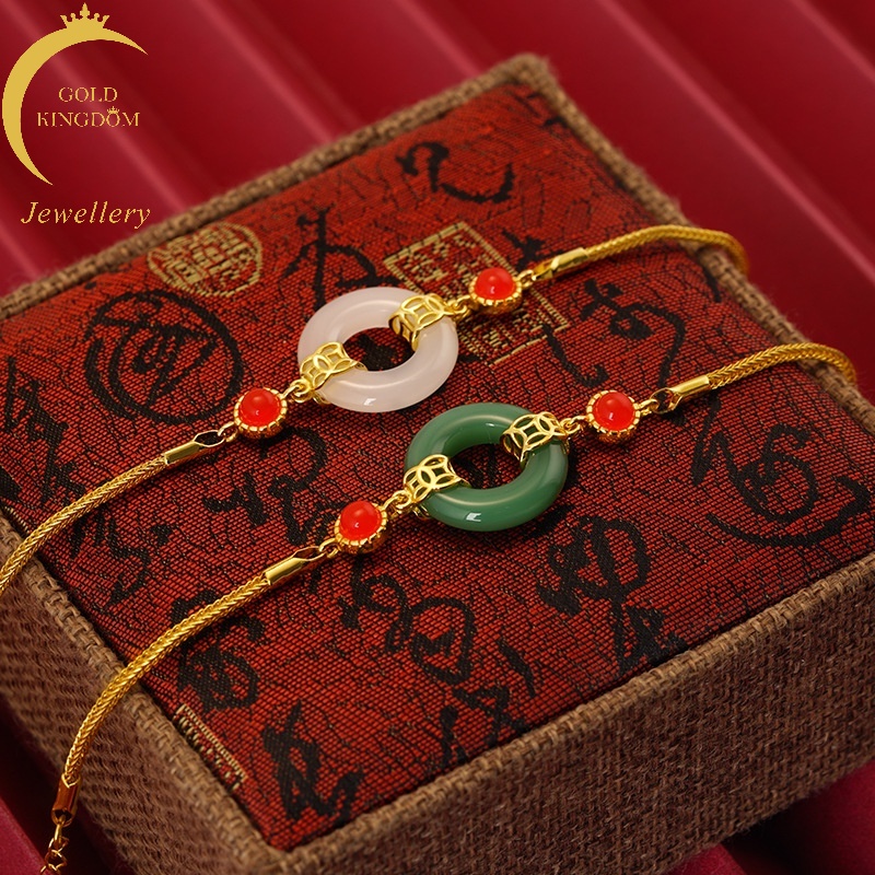 Gelang Emas Emas Asli Kadar 375 Model Simpel Untuk Wanita