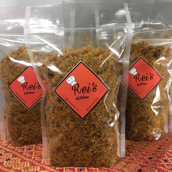 

10cscss Abon Sapi Manis Rei'S Kitchen 250 Gram - Manis Pedas Dscscv