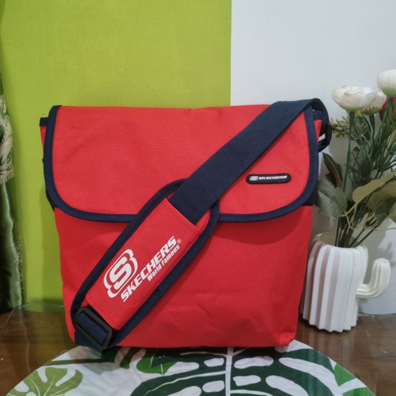 skechers sling bag sport gym tas olahraga santai preloved