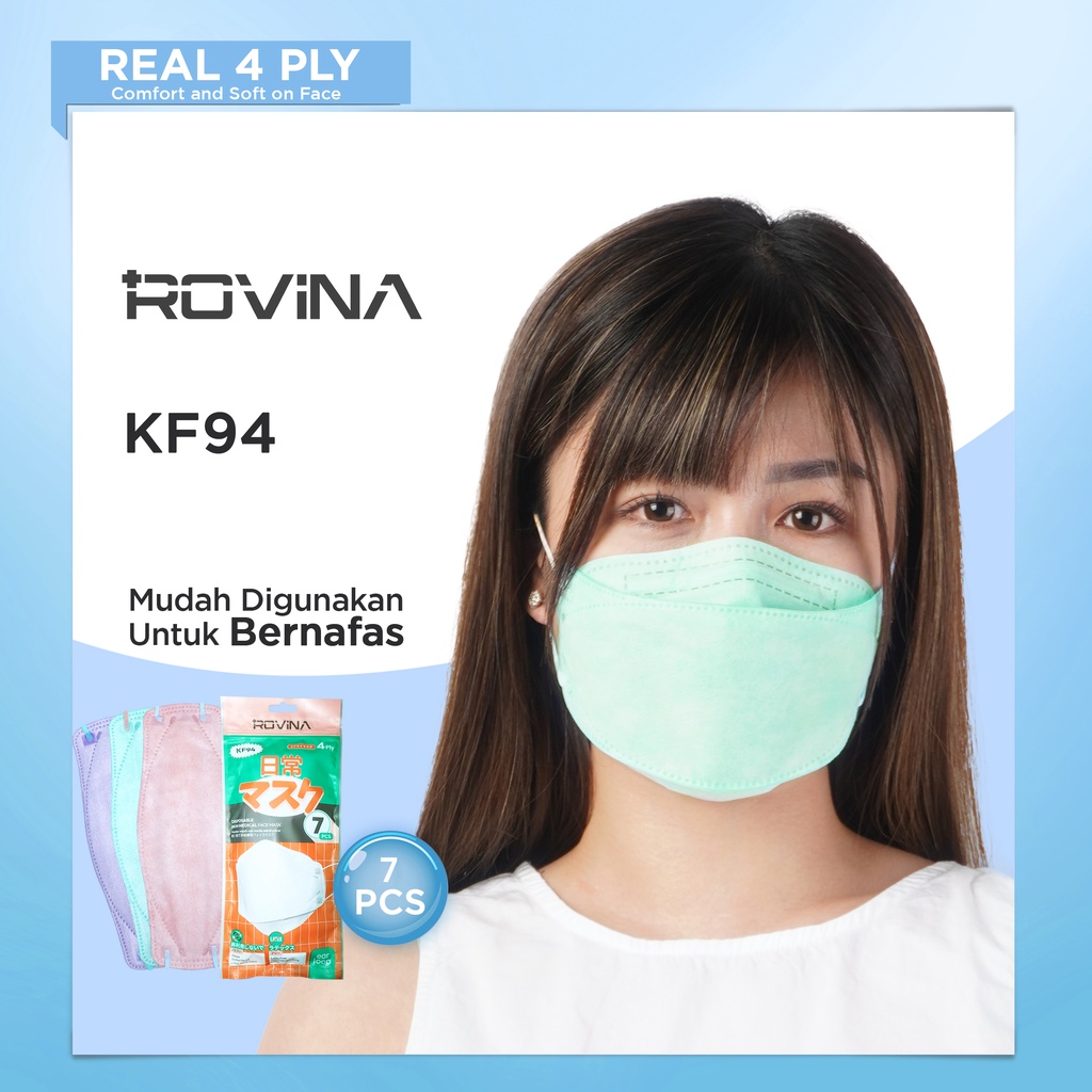 Rovina KF94 Mask '7S 4Ply Earloop masker non medis