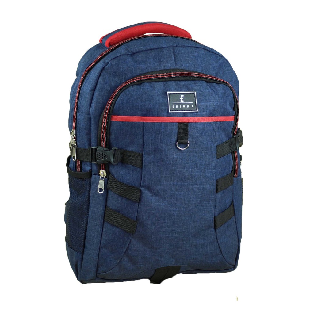 Ransel Cowok Enigma Bisban Biru Tas Kerja Seminar Kuliah Sekolah Besar Tas Laptop