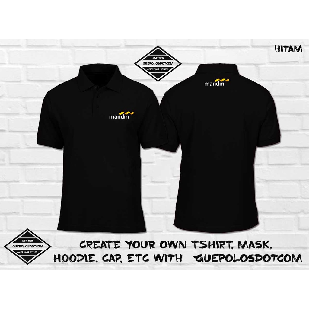 Poloshirt Bank Mandiri - Polo Bank Mandiri - Kaos Bank Mandiri BUMN - Kaos BUMN Bank Mandiri