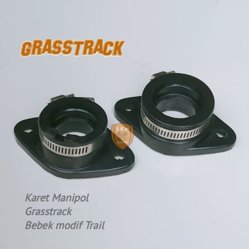 KARET MANIFOLD MANIPOL GRASSTRACK MODIF TRAIL KARBU PE24 PE28