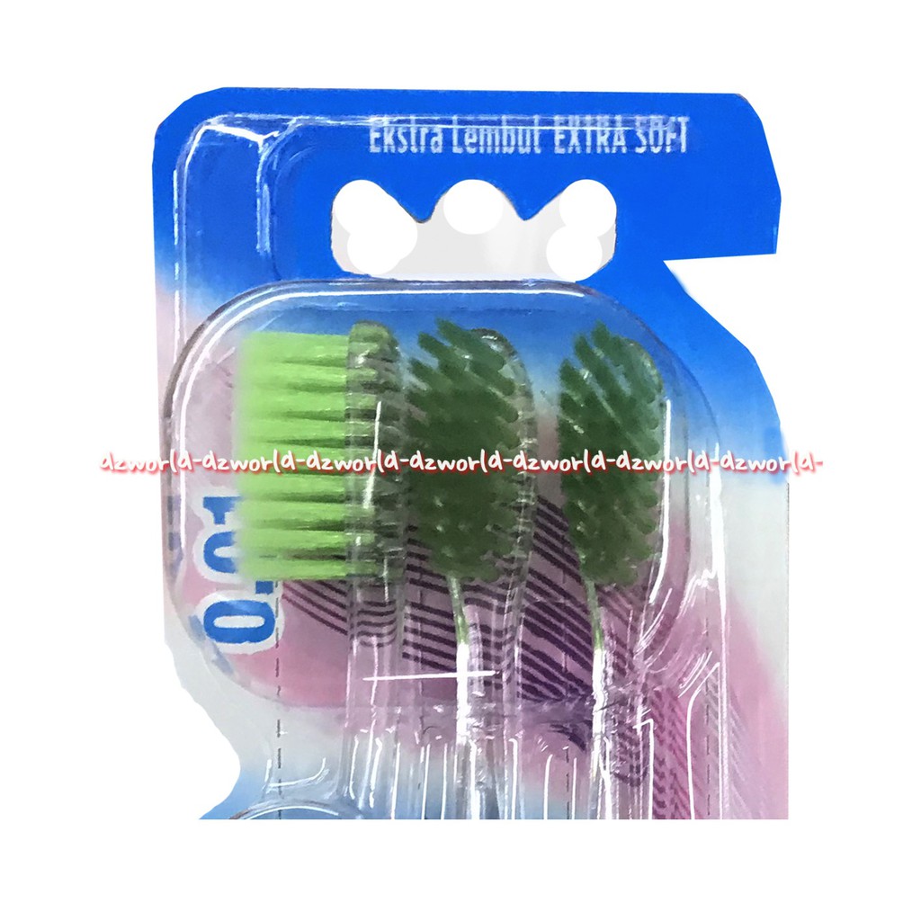 Oral B Green Tea Ultra Thin Bulu Sikat Gigi Yang Tipis Dan Halus Oralb Teh Hijau Isi 3 Pcs