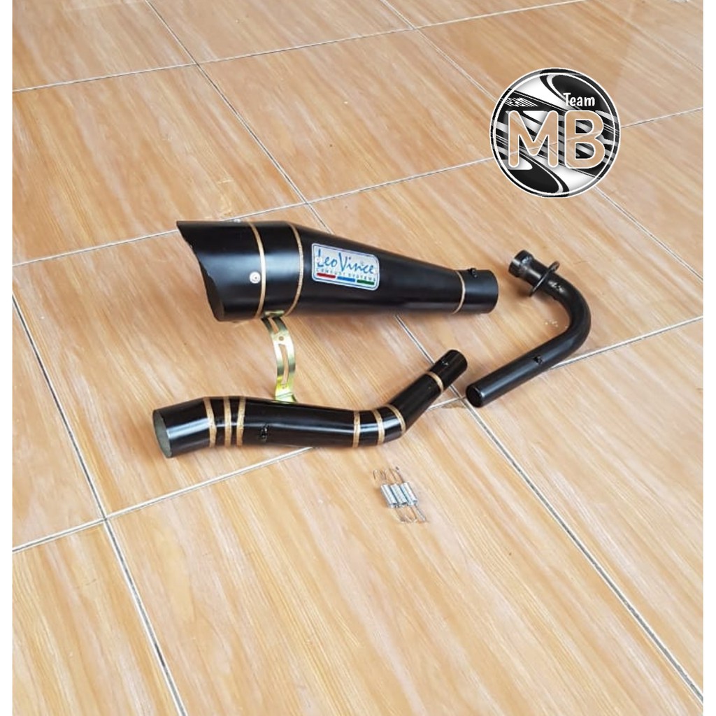 KNALPOT RACING BEAT OLD - BEAT NEW LEOVINCE BLACK