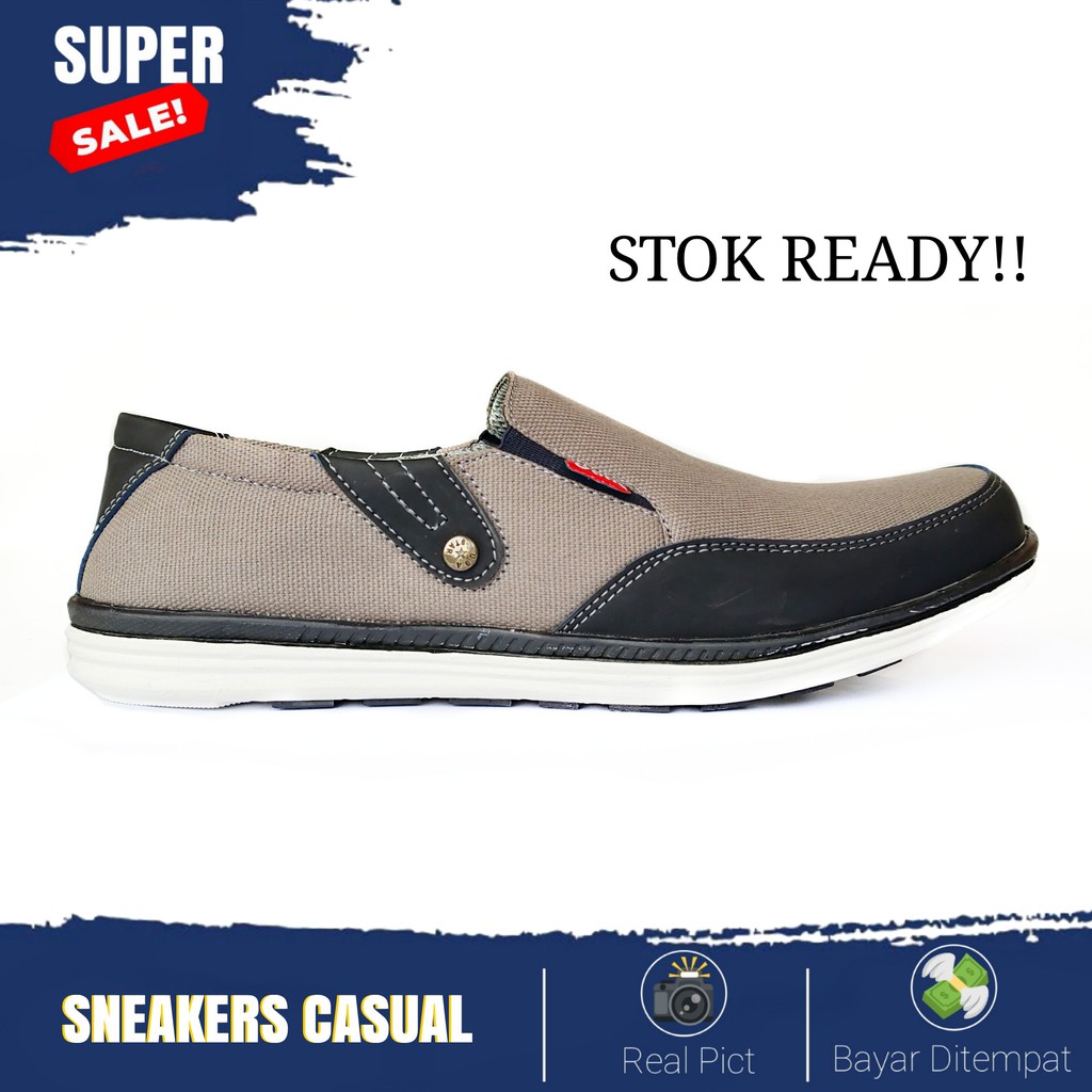 [Tigafarah] Sepatu Pria Milenial Terpopuler - BK02-2
