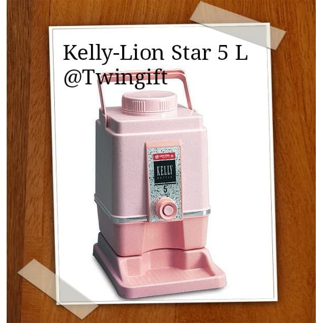 Tempat/dispenser air minum Kelly-Lion Star, 5Liter.(KHUSUS GOJEK).