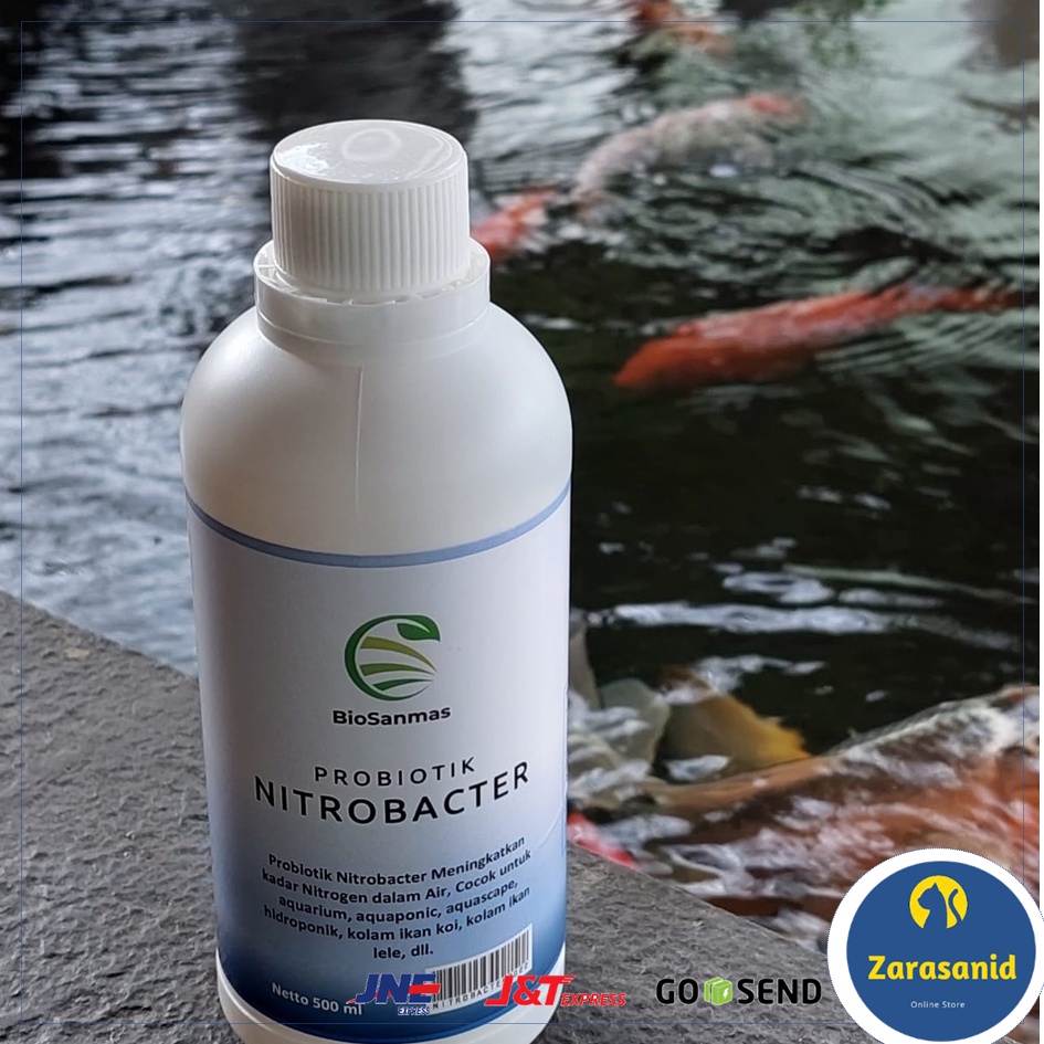 Probiotik NITROBACTER Menaikan Kadar Nitrogen dalam air untuk Aquarium Aquascape Aquaponic Hidroponik Kolam Koi Kolam Lele