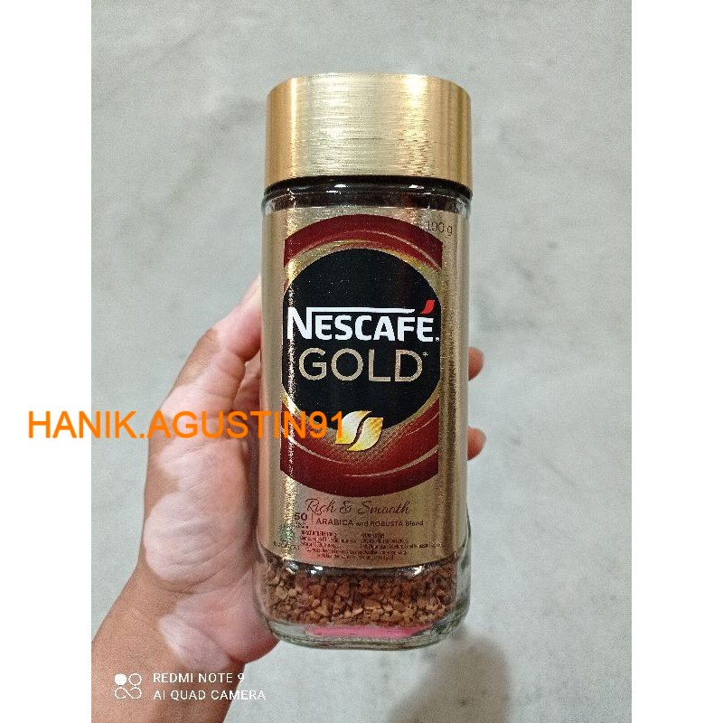 

NESCAFE GOLD Kopi Instan Kopi Hitam Jar 100gr