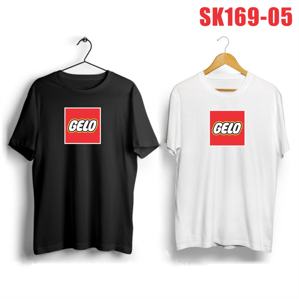 PROMO!!! KAOS PLESETAN LOGO GELO LOGO LUCU, BAHAN KAOS COMBED 30S