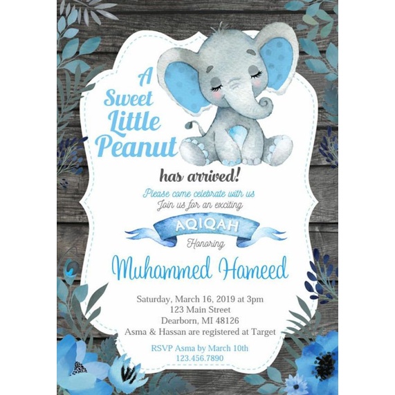 

STICKER TASYAKURAN AQIQAH BAYI MOTIF GAJAH