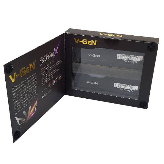 DDR4 16GB (2×8GB) V-GeN Tsunami X RGB 2666 3000 3200 3333 Mhz RAM Gaming Vgen