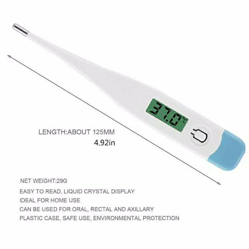 Thermometer Digital Anak Pengukur Suhu Badan Bayi Dan Dewasa Mysunstore