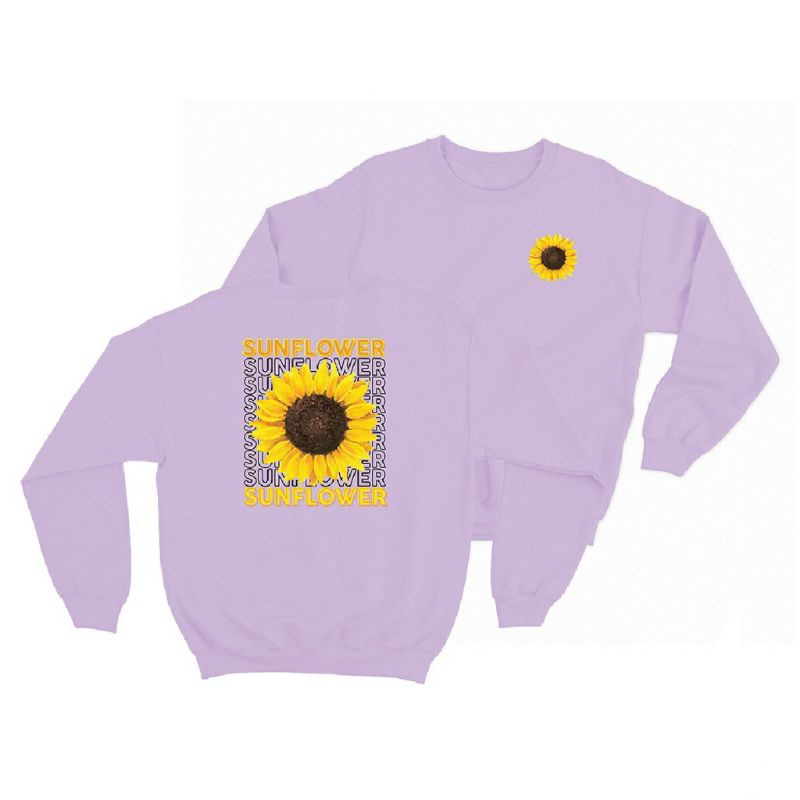 Sweater basic pria wanita (Sunflower)