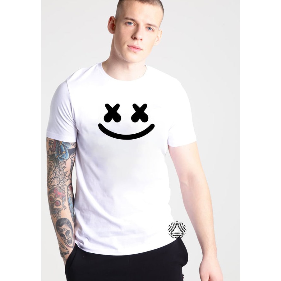 Kaos Tshirt Baju Combed 30S Distro EDM Marshmello