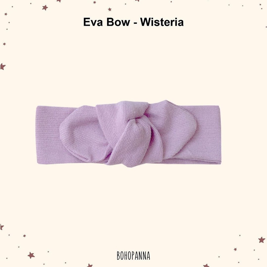 BOHOPANNA Eva Bow Colour Bandana Pita Bayi Polos