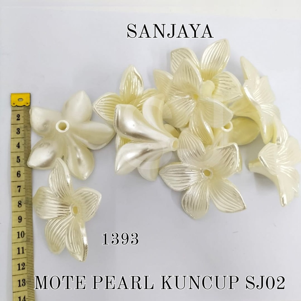 MOTE PEARL / MANIK CORONG AKRILIK / MANIK PEARL KUNCUP / MOTE PEARL KUNCUP 1393 SJ02