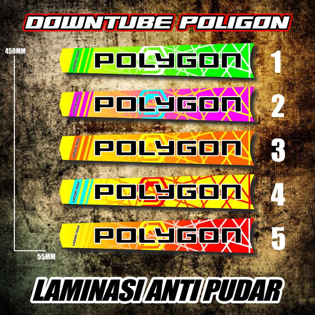 STICKER DOWN TUBE SEPEDA / STICKER CUTTING SEPEDA / STICKER SEPEDA