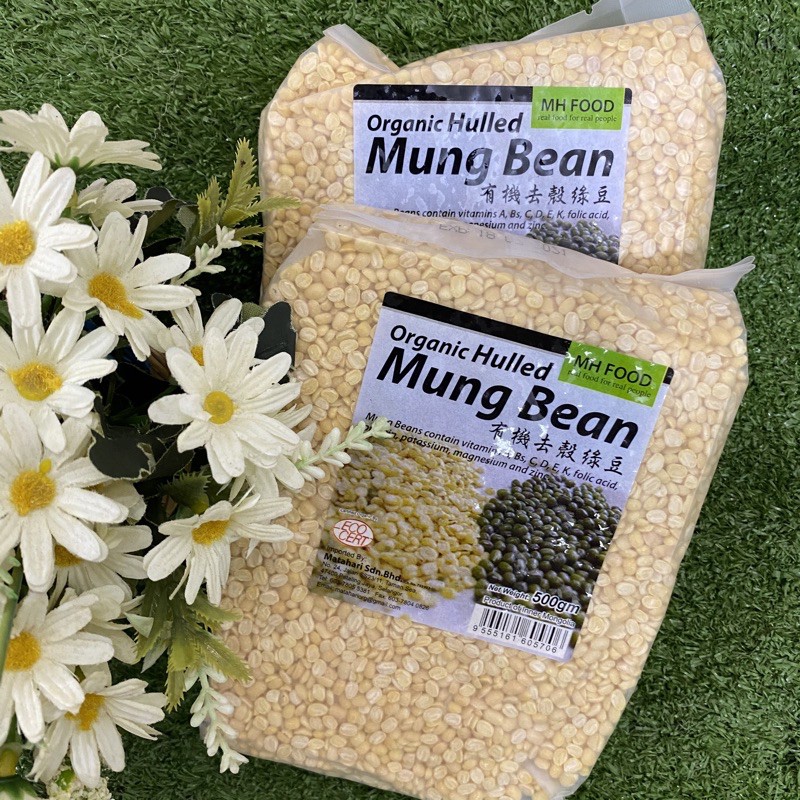 MH Organic Hulled Mung Bean 500gr